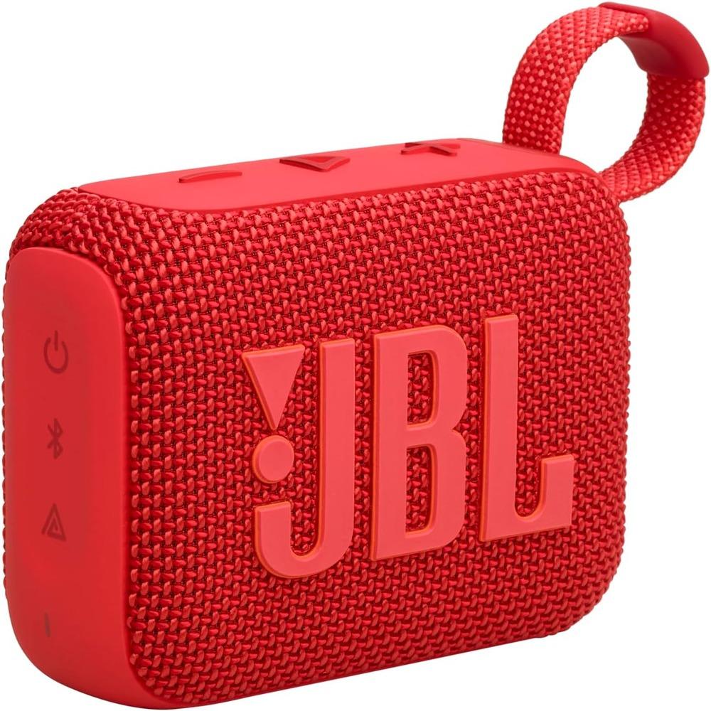 JBL Go 4 - Ultra-Portable, Waterproof and Dustproof Bluetooth Speaker-RED