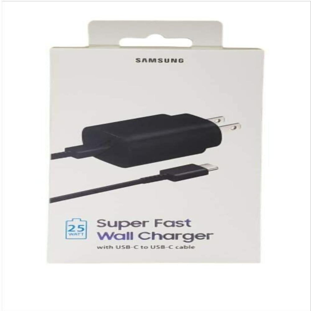 USB C 45W Super Fast Charger for Samsung Galaxy S23 Ultra Super Fast Charging USB C 45W Wall Charger Block with 3.3FT USB C Cable - Retail Packaging - Black