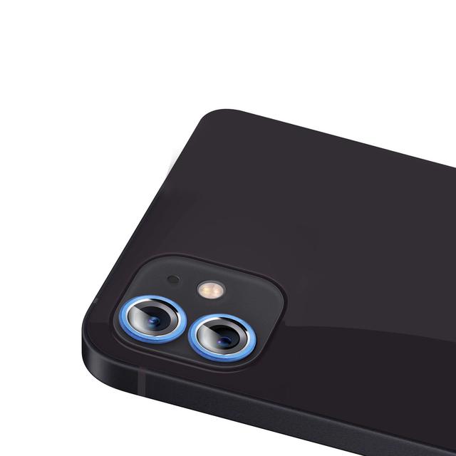 iPhone 11 2 Camera Colored Edged Tempered Glass - Blue product