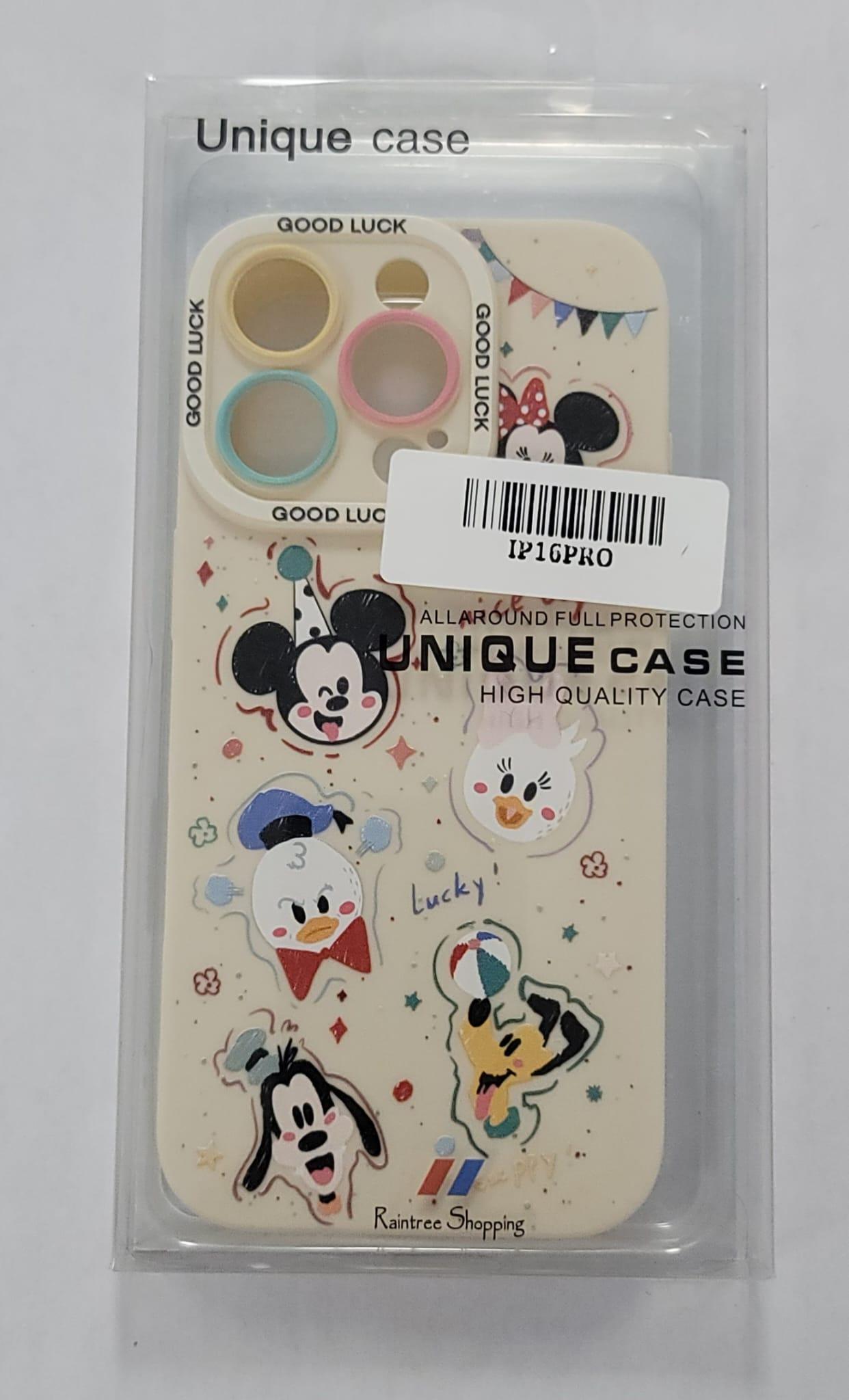 Disney Character Party Theme iPhone 16 Pro Case – "Good Luck" Edition