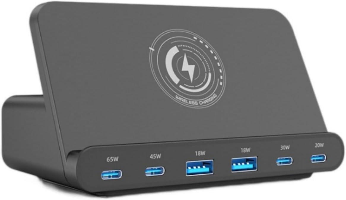 160W USB Charging Station with Wireless Charging