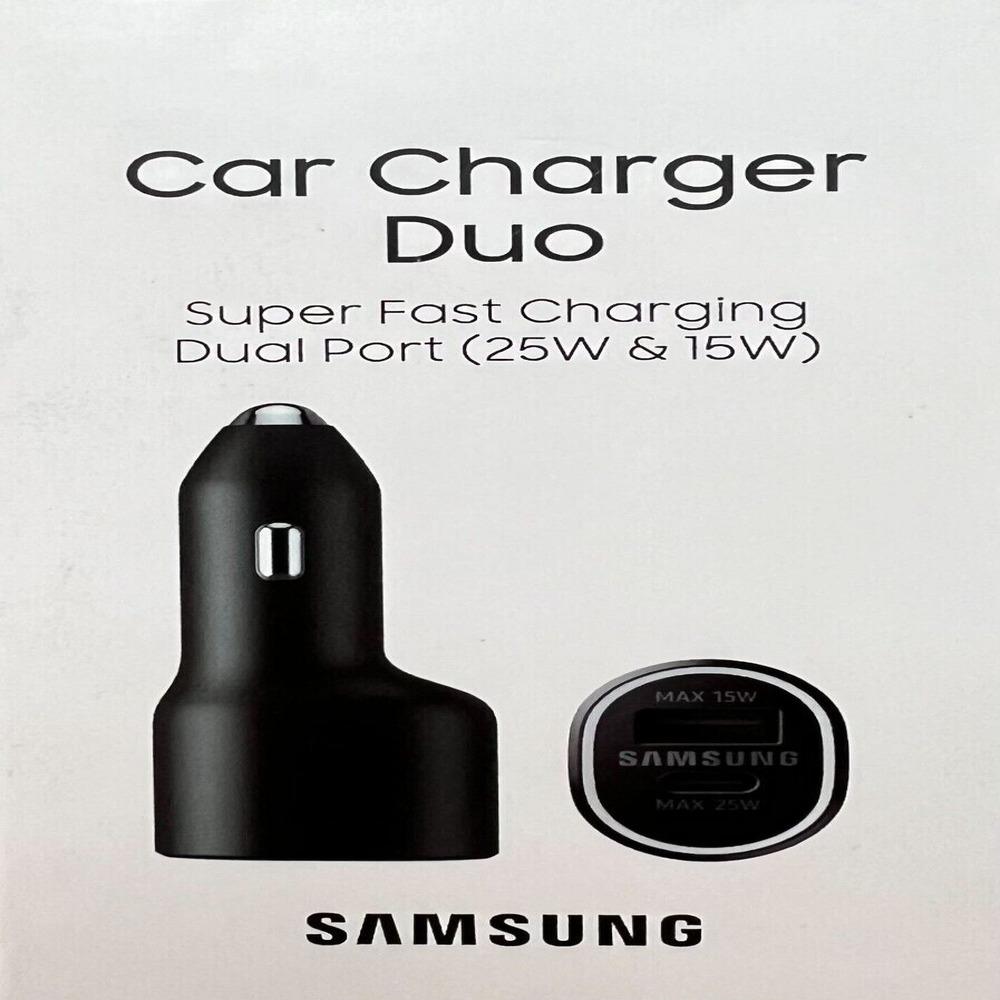 SAMSUNG DUAL PORT 40W CAR CHARGER - Black