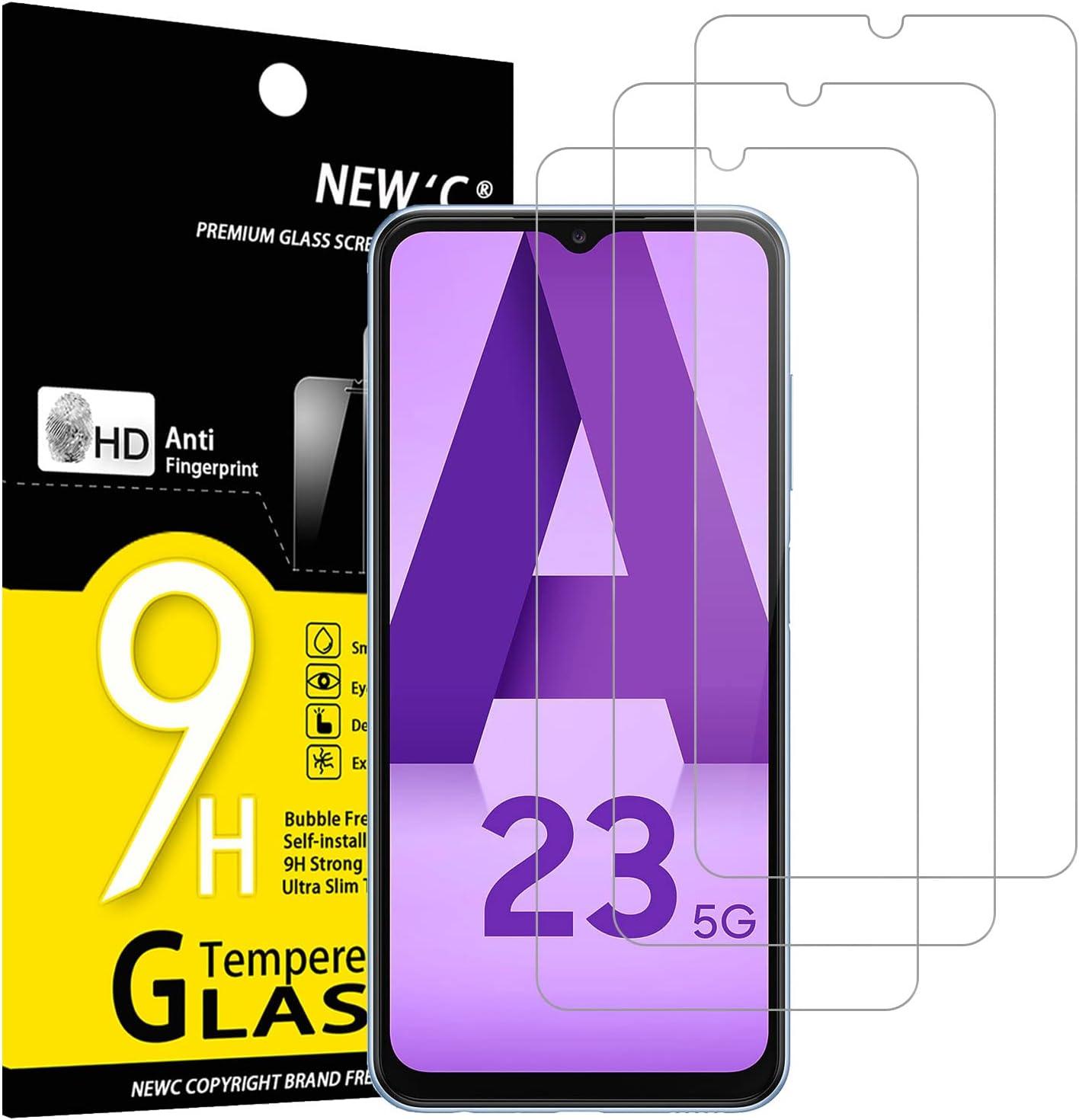 Pack of 3 Samsung Galaxy A23 Tempered Glass Screen Protectors – Ultra Durable, Anti-Scratch, HD Clarity & Easy Bubble-Free Install