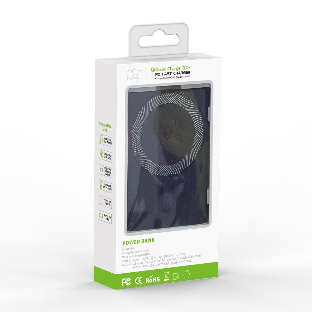 All-in-One Wireless Power Bank | 10000mAh | Fast Charging | Compact & Travel Friendly