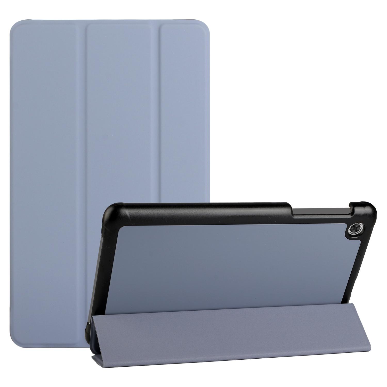 Alcatel joy tab 2 Trifold Magnetic Closure PU Leather Case Cover - Light Purple product