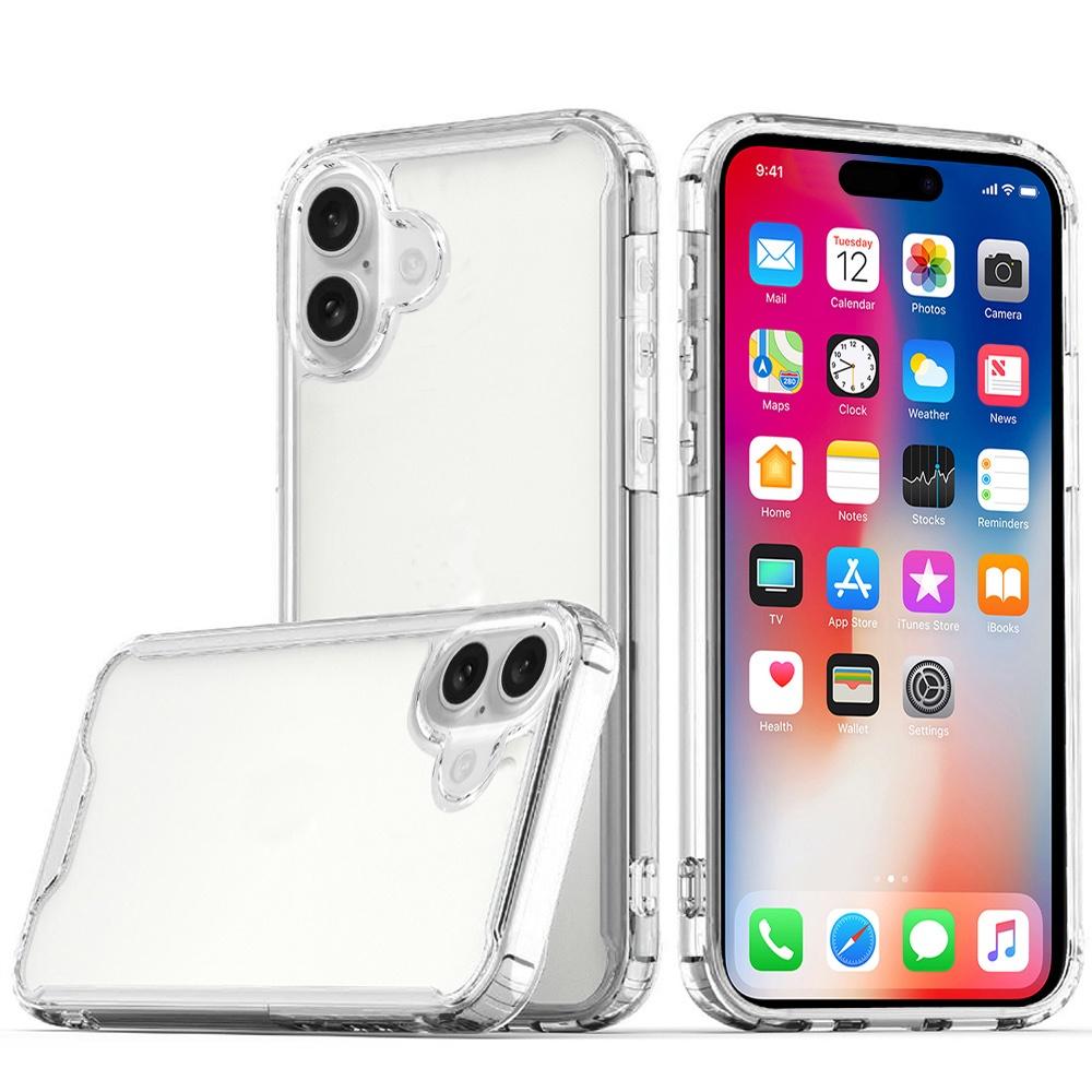 iPhone 16 (6.1") Classy Slick Hybrid Case – Chrome Trim, Slim Fit, Premium Protection