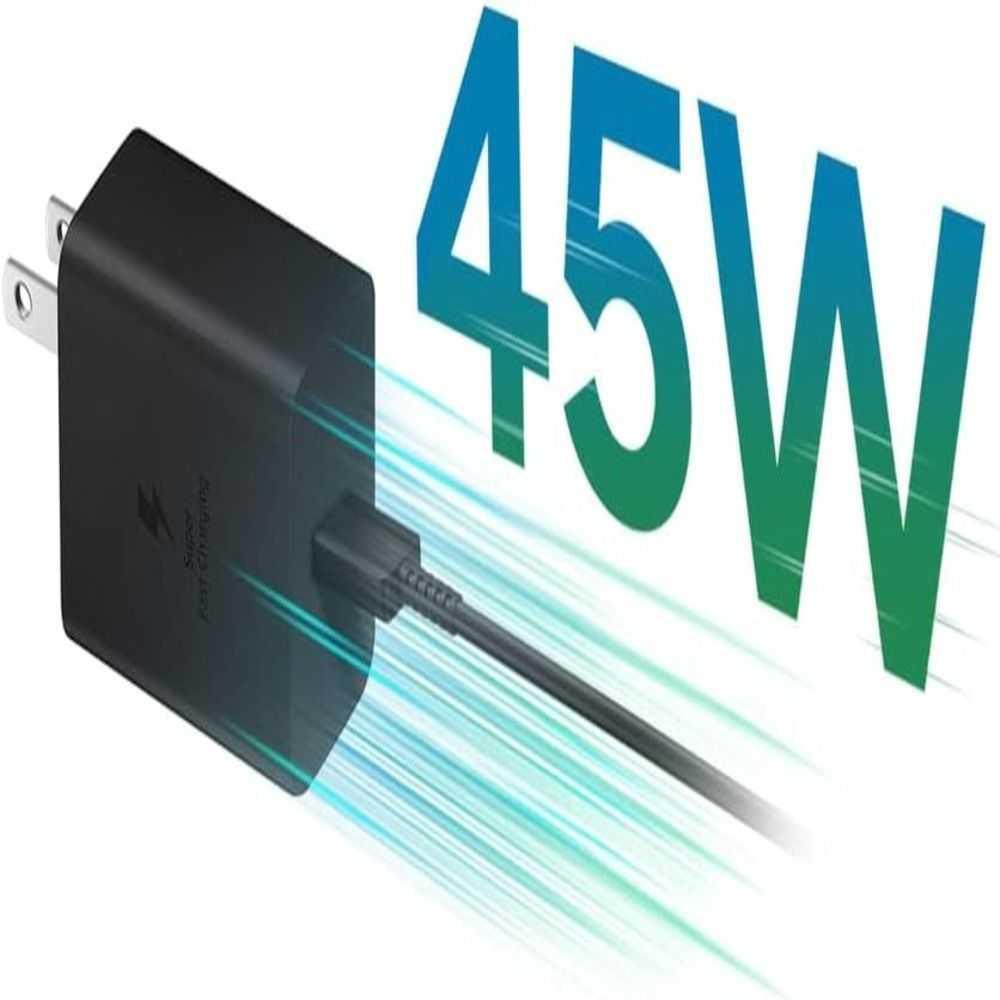Samsung Charger 45W Travel Adapter With 5A Cable - Black