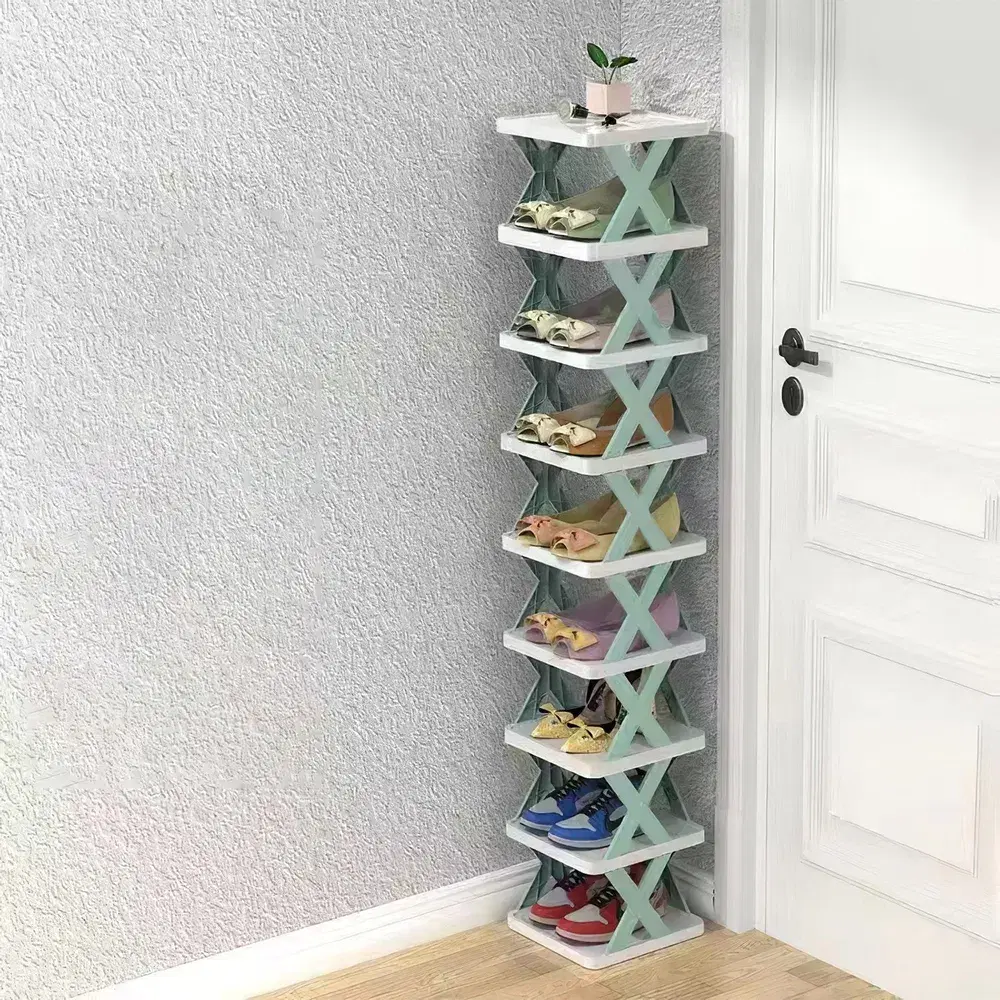 9-Tier Narrow Vertical Shoe Rack, Space-Saving Storage product