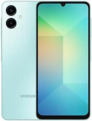 SAMSUNG Galaxy A06 4G LTE (64/128GB + 4GB) 6.7" Dual Sim 50MP Dual Cam + (Wall 25W Dual Port Bundle) Unlocked for all craiers Brand new 1 year warranty. product