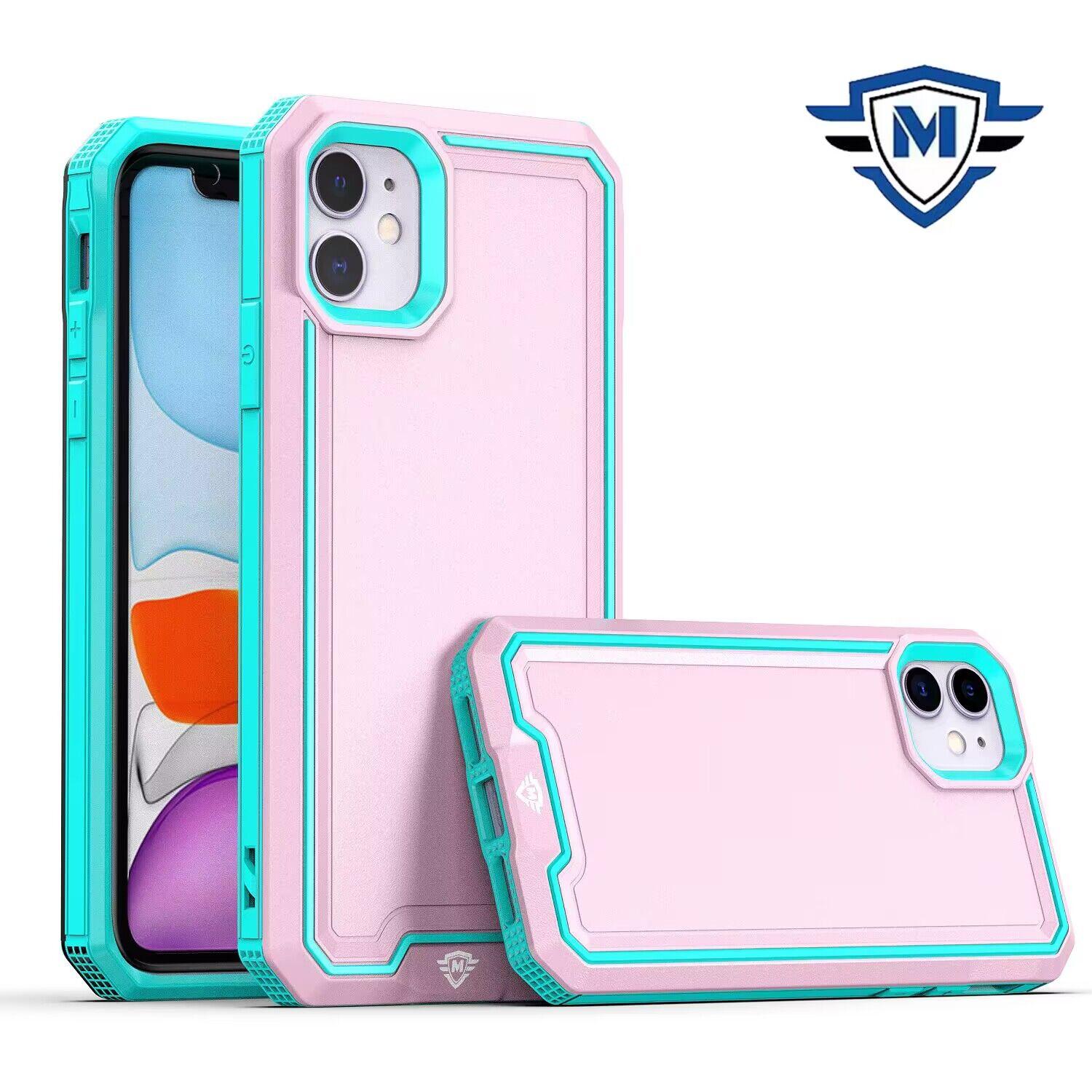 iPhone 15 METKASE Rank Tough Strong Modern Fused Hybrid in Slide-Out Package - Light Pink