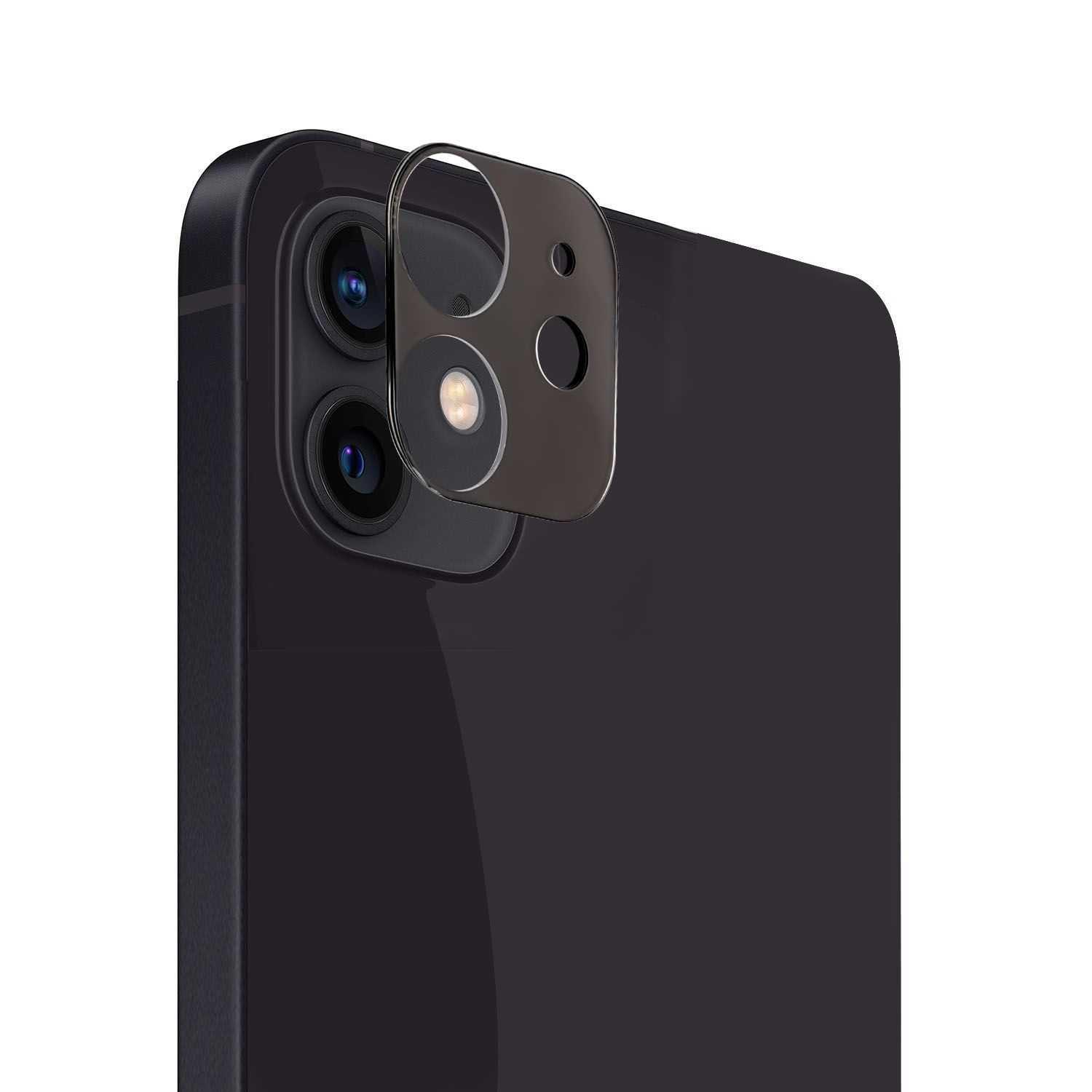 iPhone 14 6.1" Camera Lens Colored Edge Tempered(2.5D) - Black