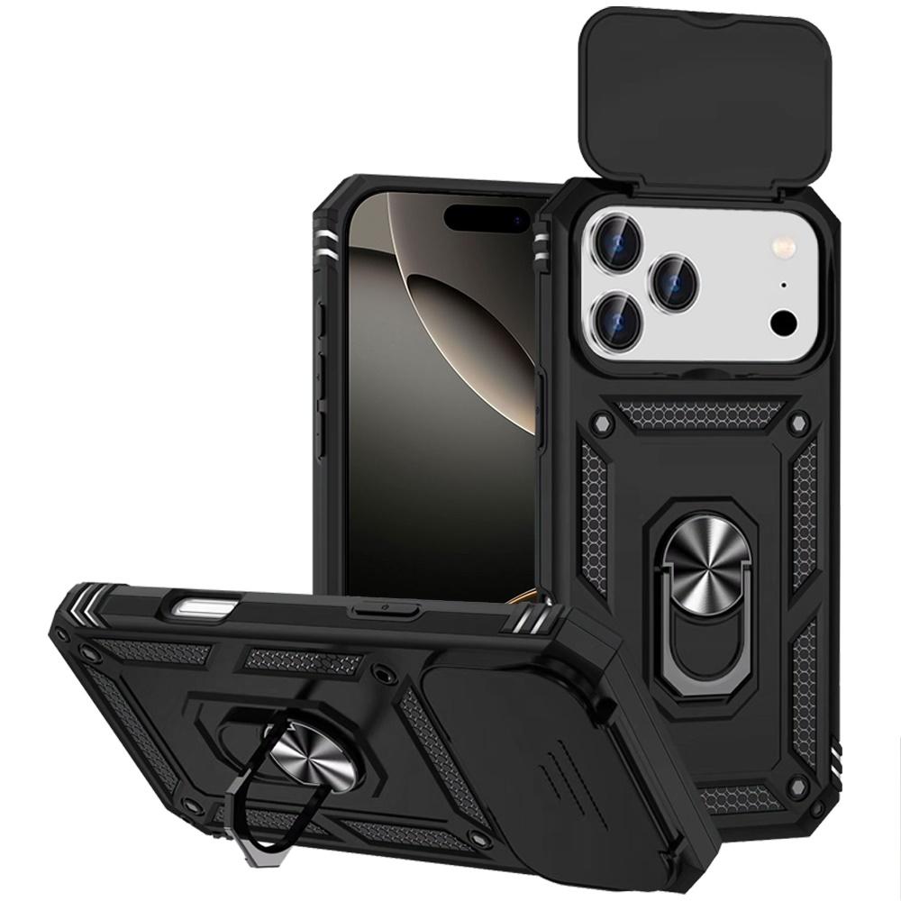 IPhone 17 Pro Cases Well Protective Magentic Ring Stand Camera Protective Cover Case