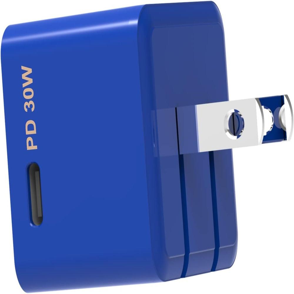RapidX 30W USB C Wall Charger-BLUE