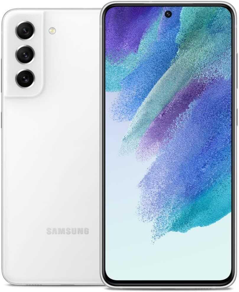 Factory Unlocked Samsung Galaxy S21 FE 5G 128GB White 6.4'' - OPEN BOX - Good Condition Unlocked work with all carriers. 90 Days warranty.