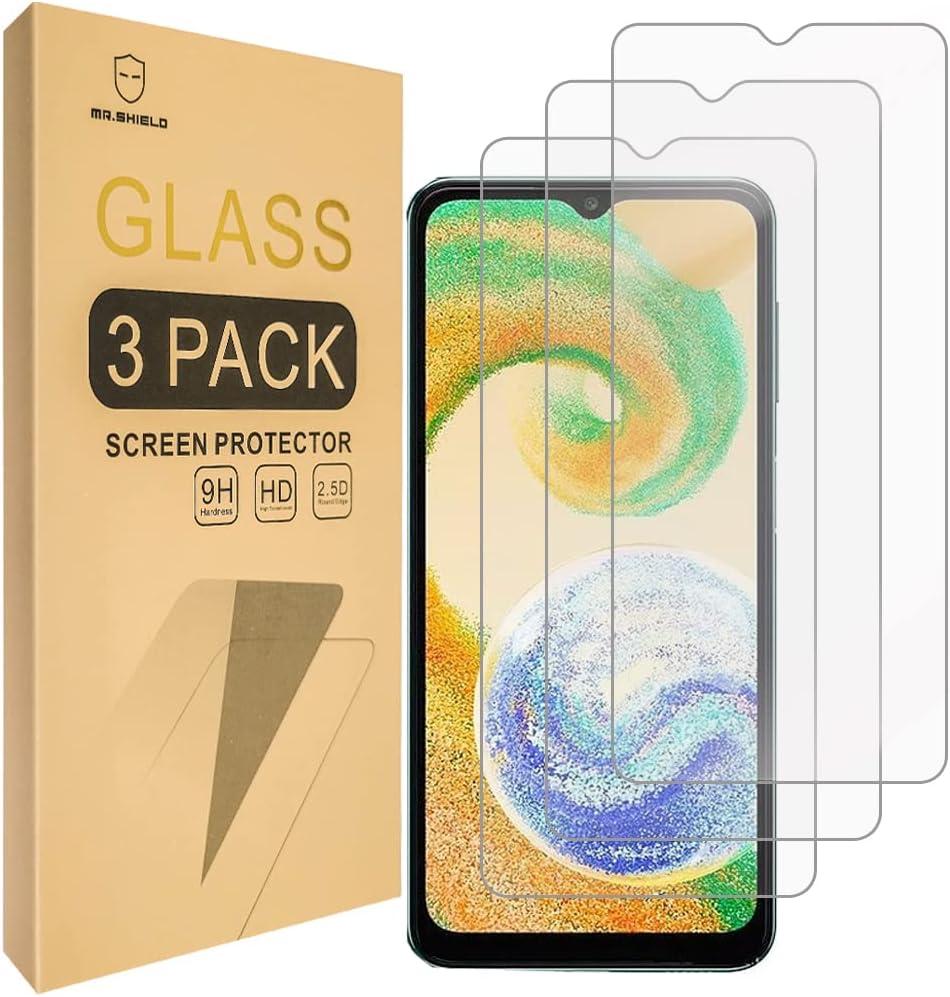 Pack of 3 Samsung Galaxy A04s Tempered Glass Screen Protectors – Ultra Durable, Anti-Scratch, HD Clarity & Easy Bubble-Free Install