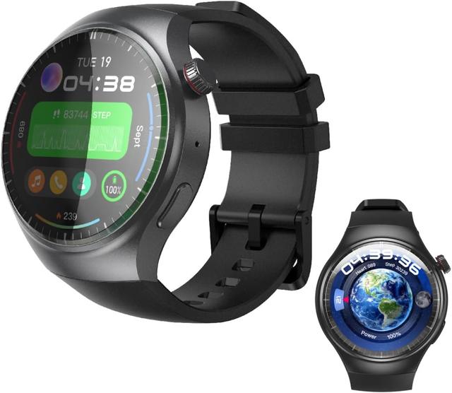 MiBoce Smart Watch for Men, All Network Communication Multifunctional Watch, with 1.52" Screen HD Dual Camera, Supports Video Calls, Heart Rate Monitor, Gifts for Men product