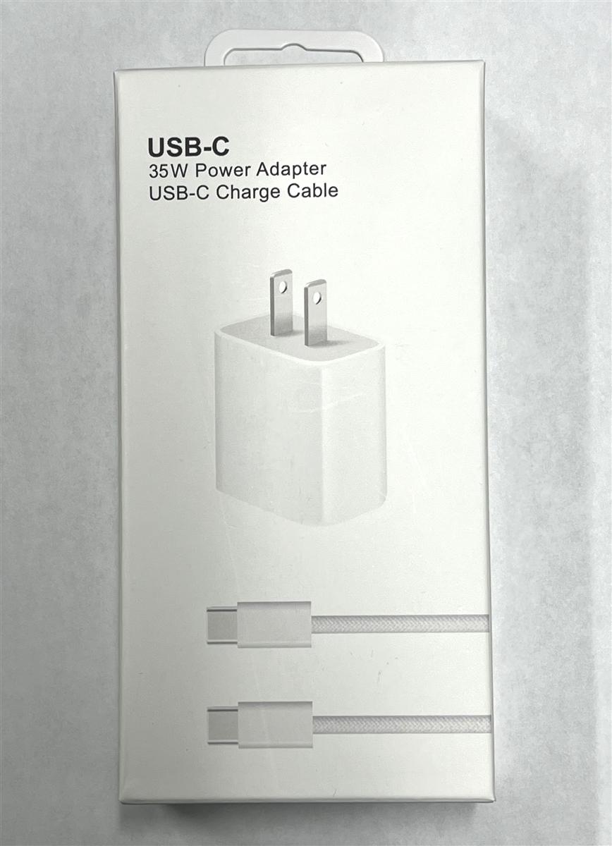 USBC 35W Power Adapter C to C cable