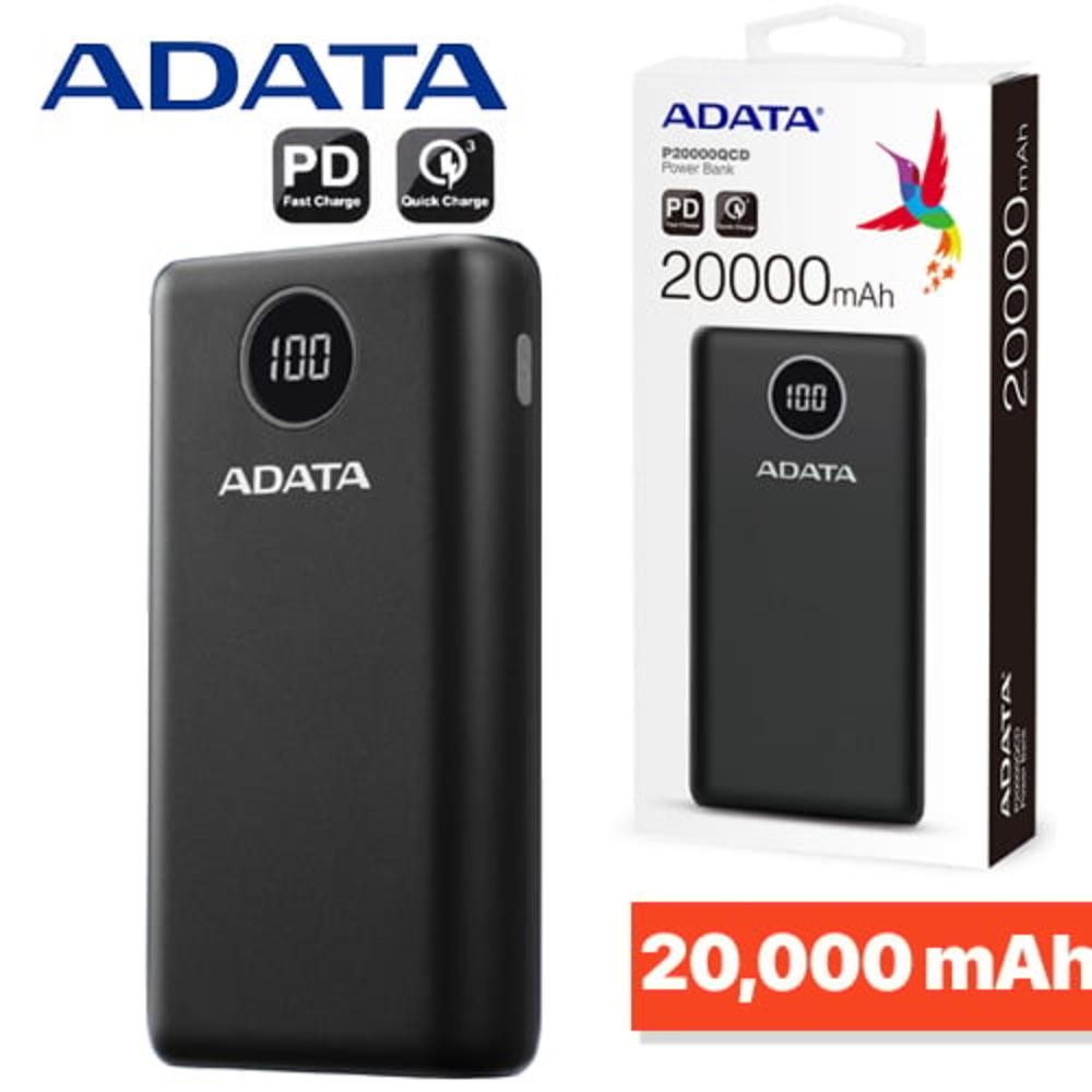 ADATA P20000QCD Power Bank-Black
