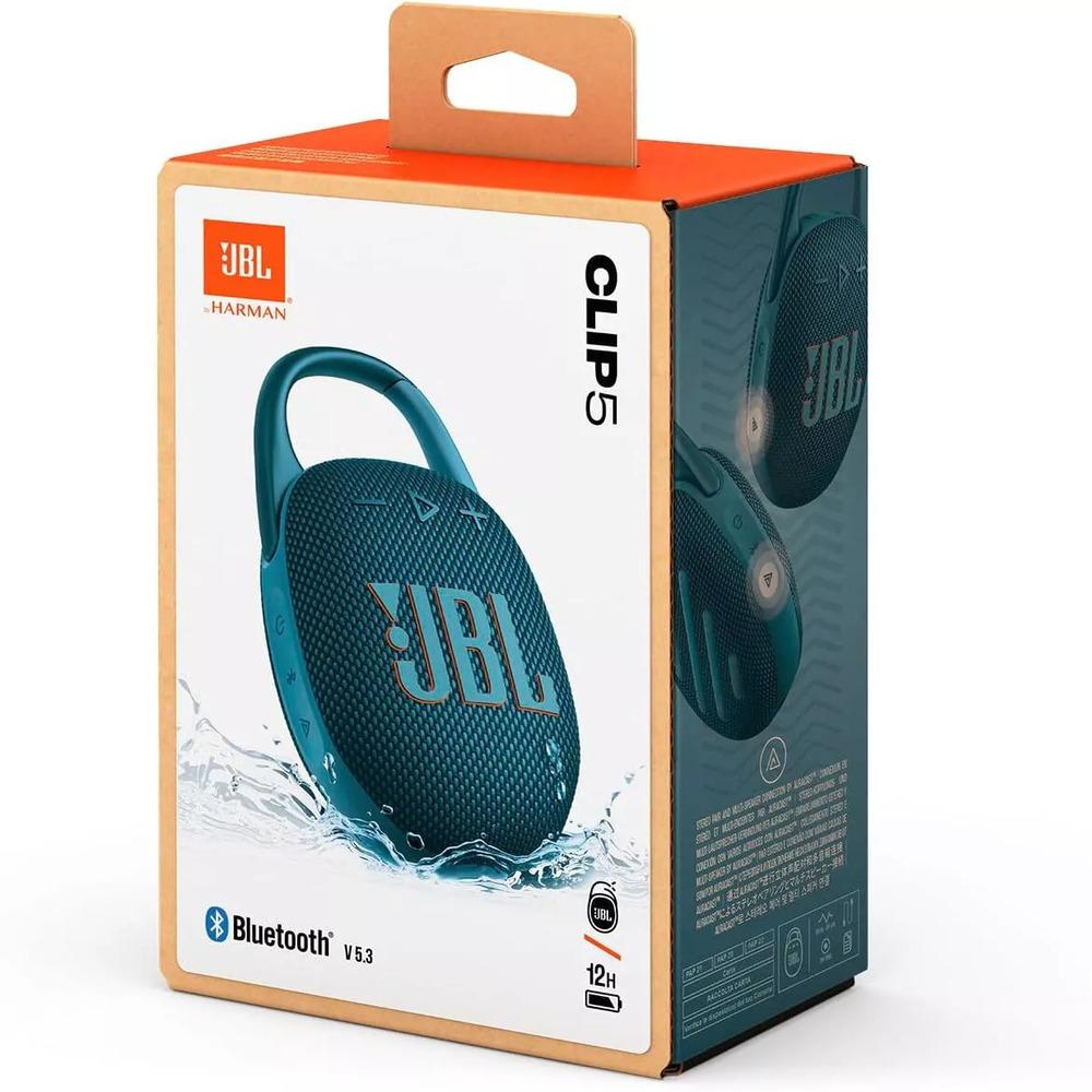 JBL Clip 5 - Ultra-Portable, Waterproof & Dustproof Bluetooth Speaker-BLUE
