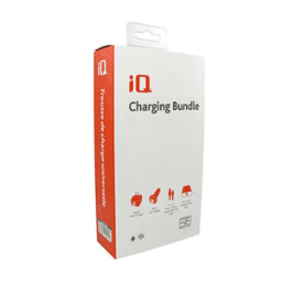 iQ Premium Wireless Power Bundle – Qi Wireless Charging Kit with Power Bank, Car Mount & Wall Charger