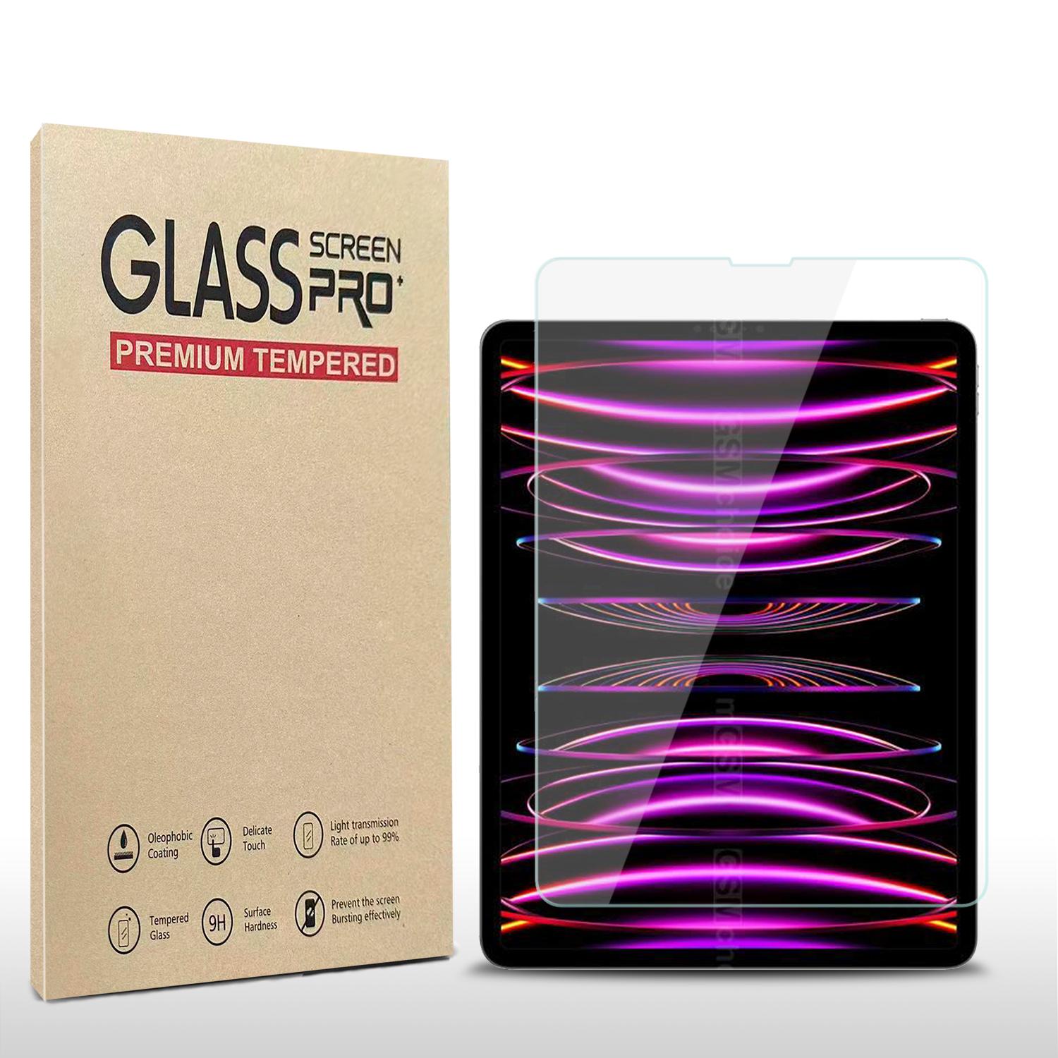Apple iPad Pro 12.9 inch (2021) Tablet HQ AB Glue Tempered Glass .33mm Thick