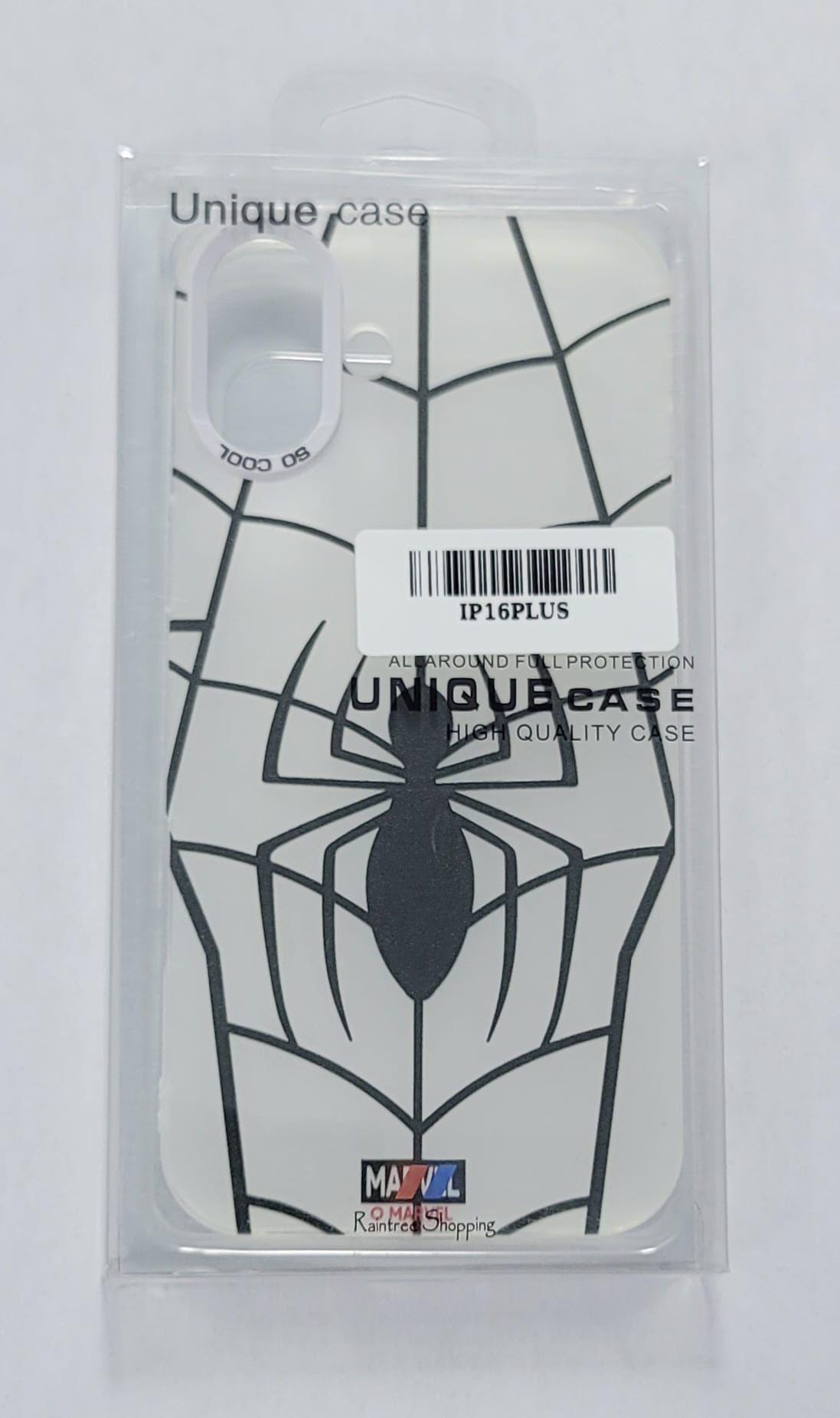 Black Spider Logo iPhone 16 Plus Case