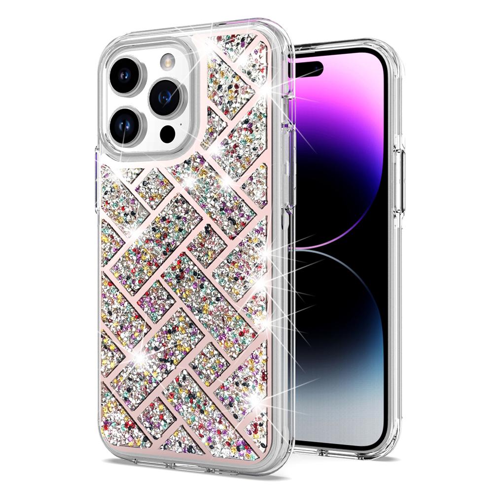 iPhone 15 Bling Hybrid Case Cover