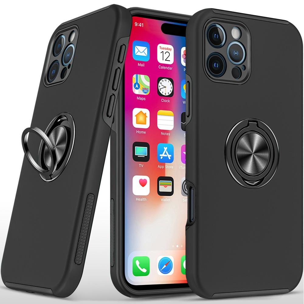 iPhone 16 Pro 6.3" CHIEF Oil Painted Hybrid Case | Magnetic Ring Stand & Shockproof Tribal Art Cover