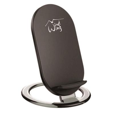 Premium Wireless Charger with Fast charging horizontally or vertically 10W in Black
