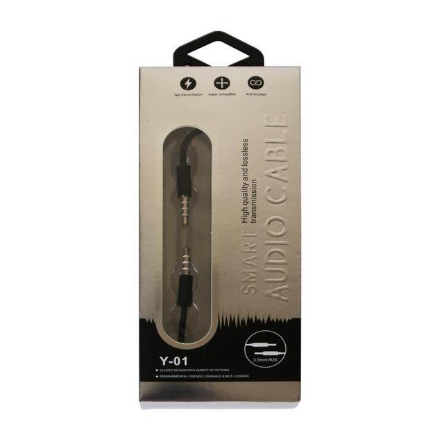 3.5mm Aux Smart Audio cable in Black With Package product