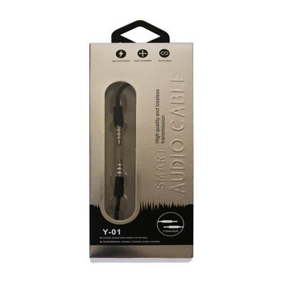 3.5mm Aux Smart Audio cable in Black With Package product