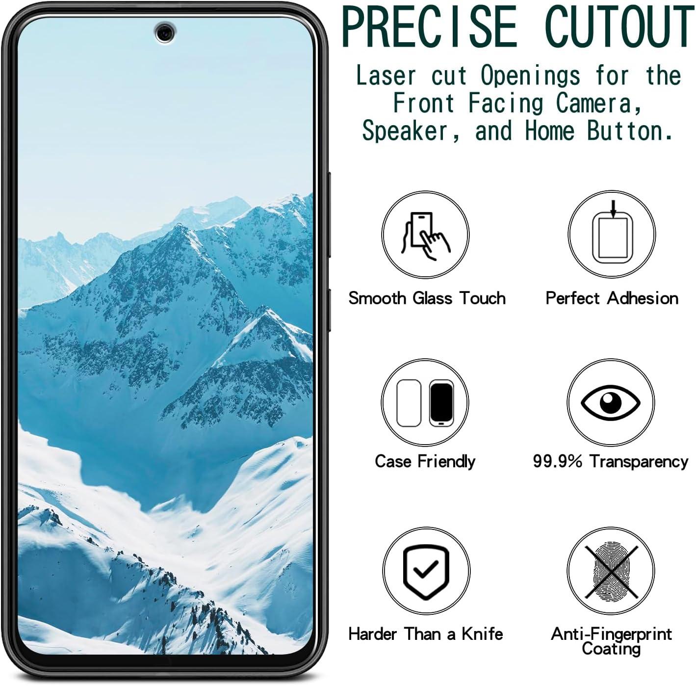 Tempered Glass Screen Protector for Samsung Galaxy A54 – Durable, HD Transparency & Anti-Fingerprint
