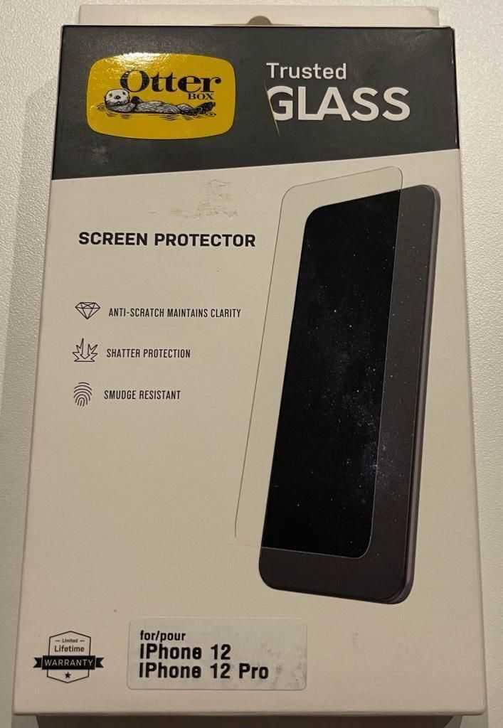OtterBox Apple iPhone 12/iPhone 12 Pro Trusted Glass Screen Protector