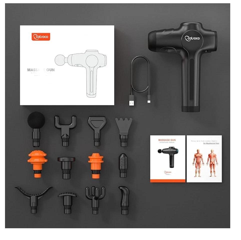 COTSOCO Massage Gun, Massage Gun, Professional Deep Tissue Massage 12 Heads