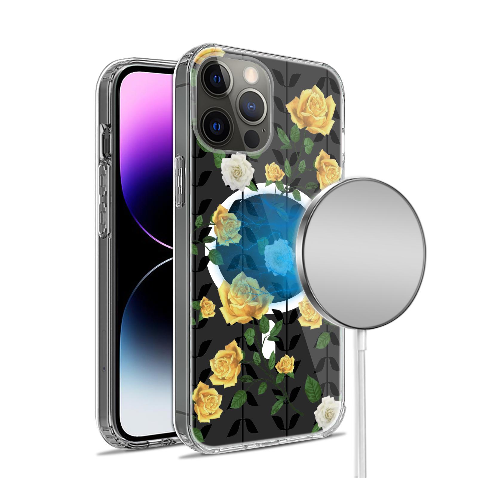 For iP15 Pro Max Thick Hybrid Design Cover Case - B