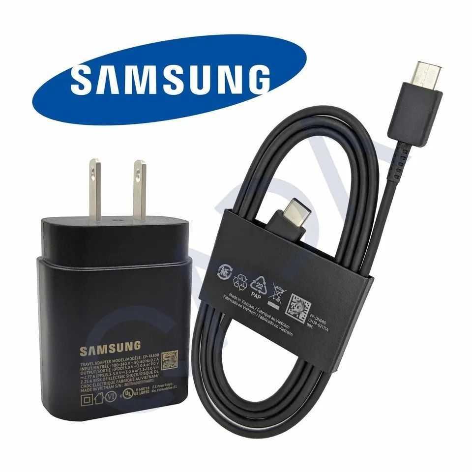 Samsung Galaxy Z Flip5, 4, 3 Super Fast 25W Wall Charger & USB-C Cable