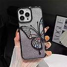 Glitter Butterfly 3D Bling Case for iPhone 14 Pro/Pro Max
