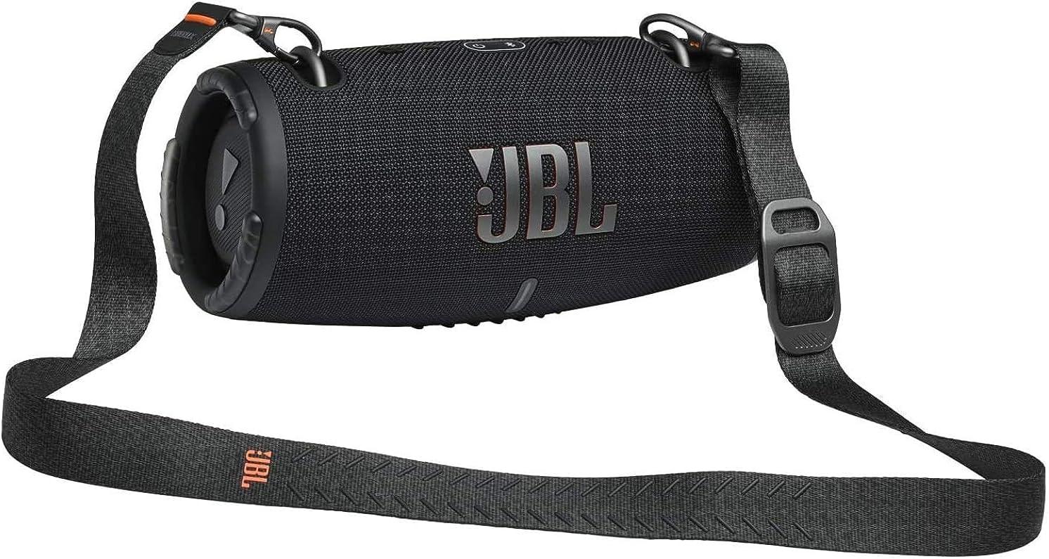 JBL Xtreme 3 Wireless Portable Waterproof Speaker and Charging Cable with Bluetooth, Black