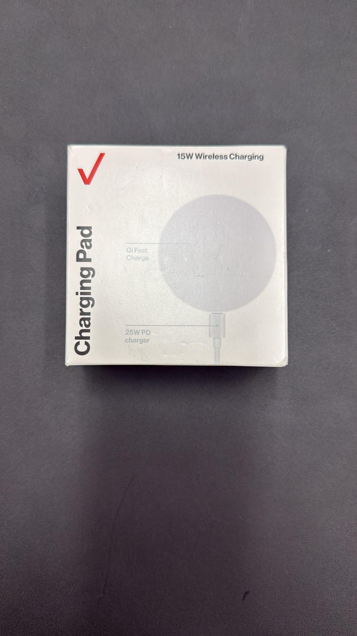 Verizon 15W Qi Magnetic Wireless Fast Charging Pad USB C - White