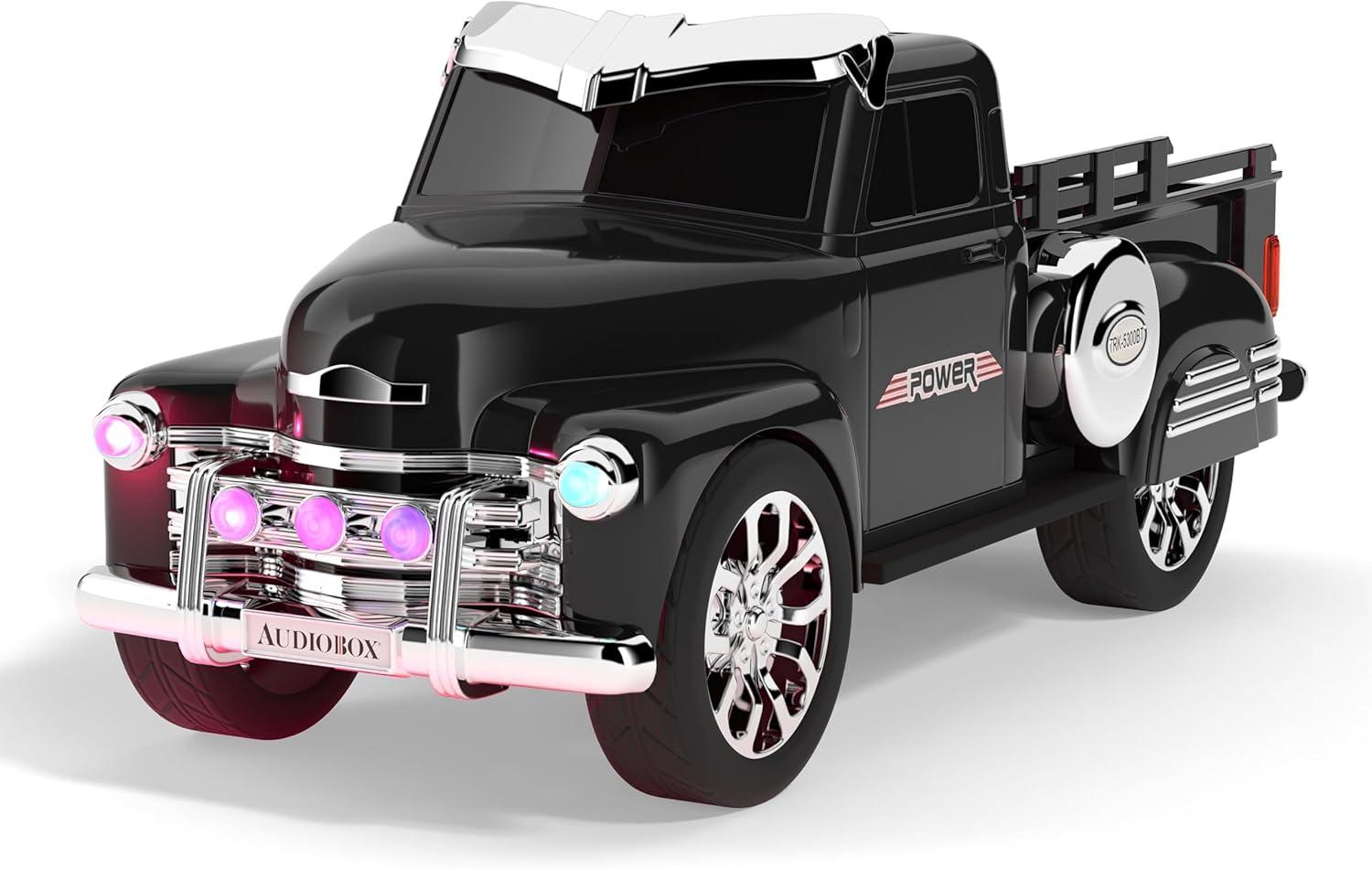 Audiobox TRK-5300BT Retro Car Toy Radio Ride with Bluetooth Truck Speaker- Black