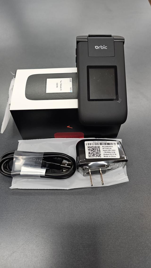 Orbic Journey V Verizon Postpaid 4g LTE 8GB Flip Phone - Black Not refurbish ( original parts) product