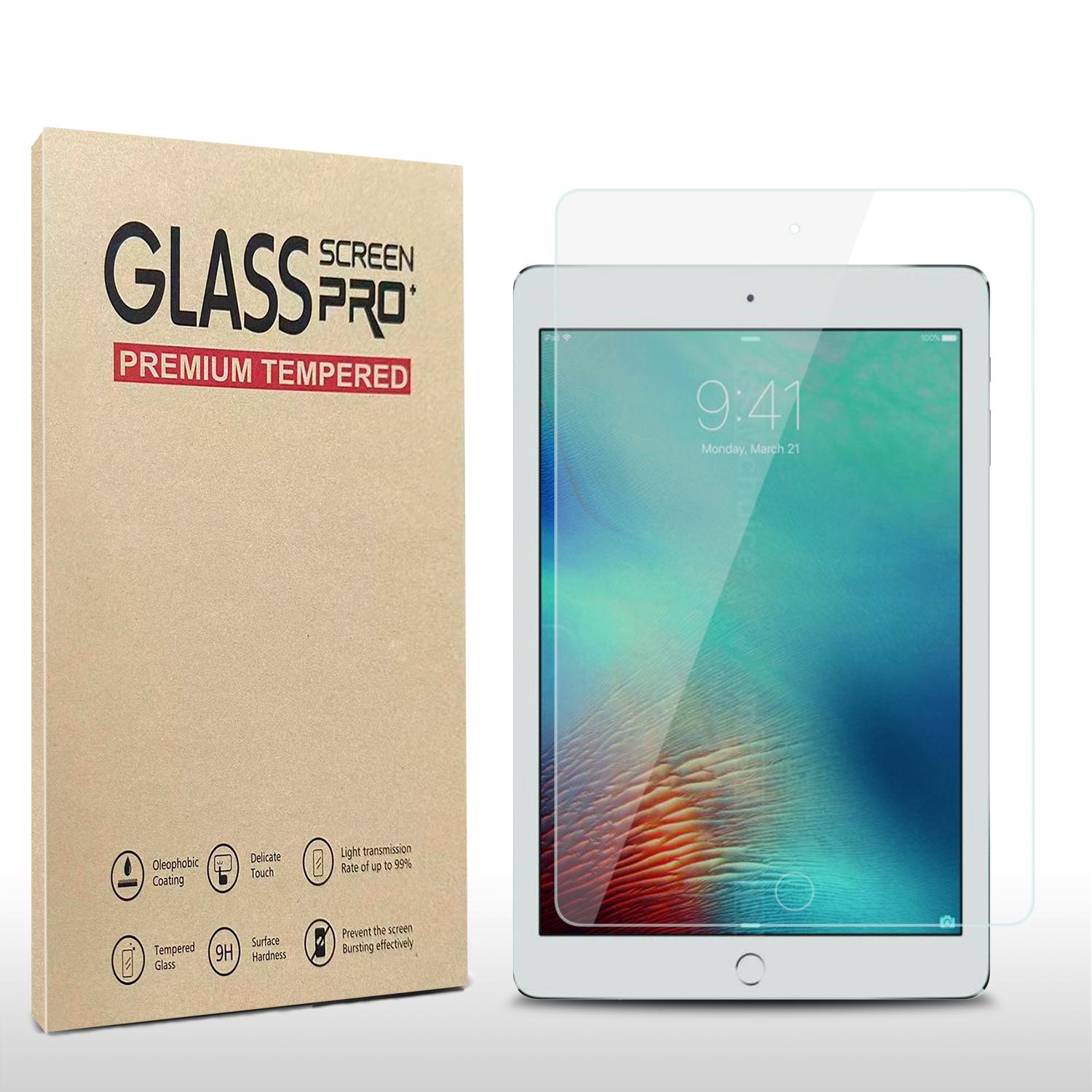 Apple New iPad 9.7 inch Tablet HQ AB Glue Tempered Glass .33mm Thick