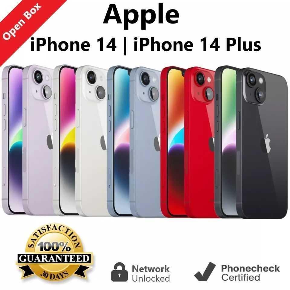 iPhone 14 128GB - Unlocked - Factory unlocked - Excellen like new with 1 year warranty