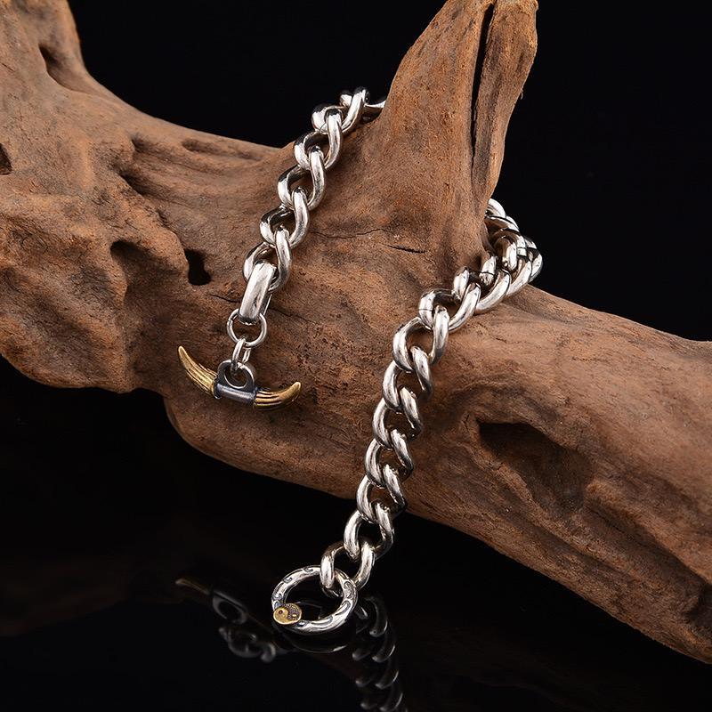S925 sterling silver men's bracelet