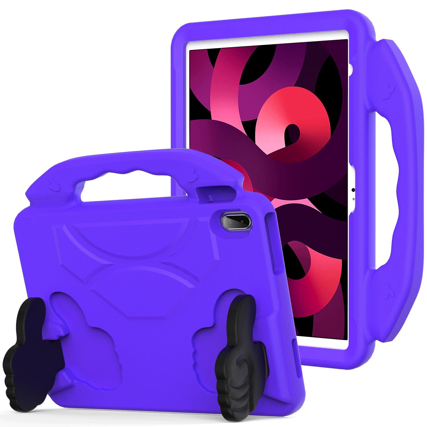 Samsung Galaxy Tab S9 Thumbs Up Kickstand Shockproof Tablet Case Cover - Dark Purple