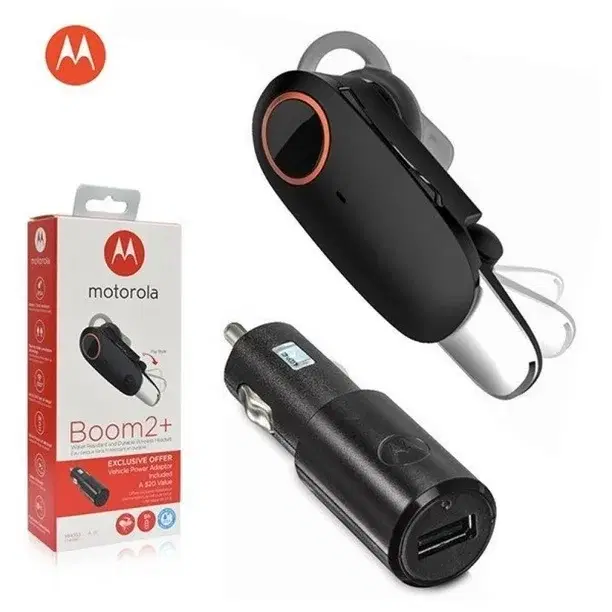 Hands Free Motorola Boom 2+ Plus Bluetooth + Charger MOTOROLA Boom 2+