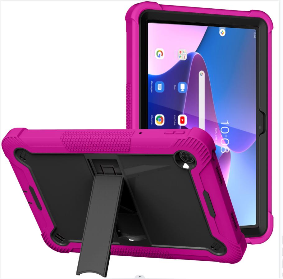 Samsung Galaxy Tab S9 Tough Tablet Strong Kickstand Hybrid Case Cover - Hot Pink