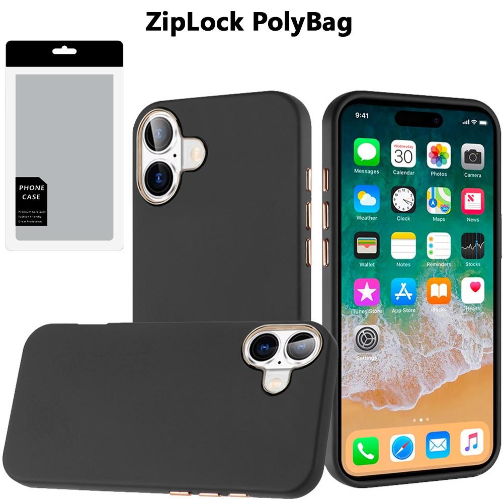 iPhone 16 Plus 6.7" Slick Chrome Hybrid Case – Classy & Slim