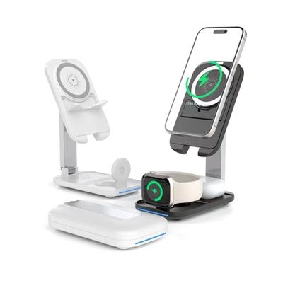 3in1 Bracket Folding Wireless Charging