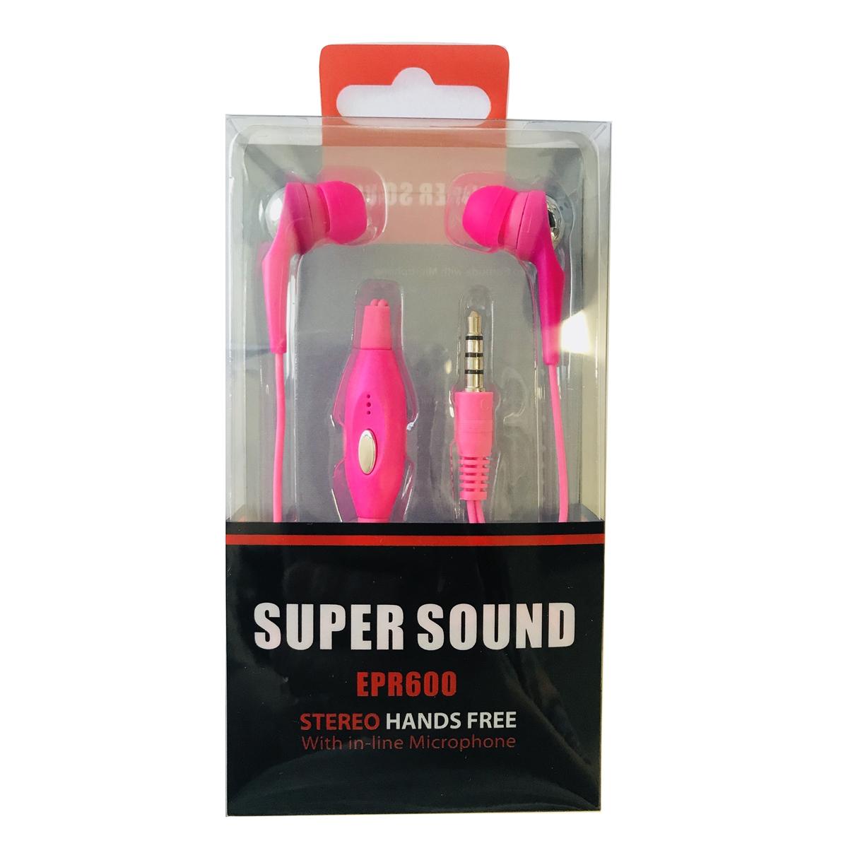 Stereo Hands Free with Super Sound 600ST - Light Pink